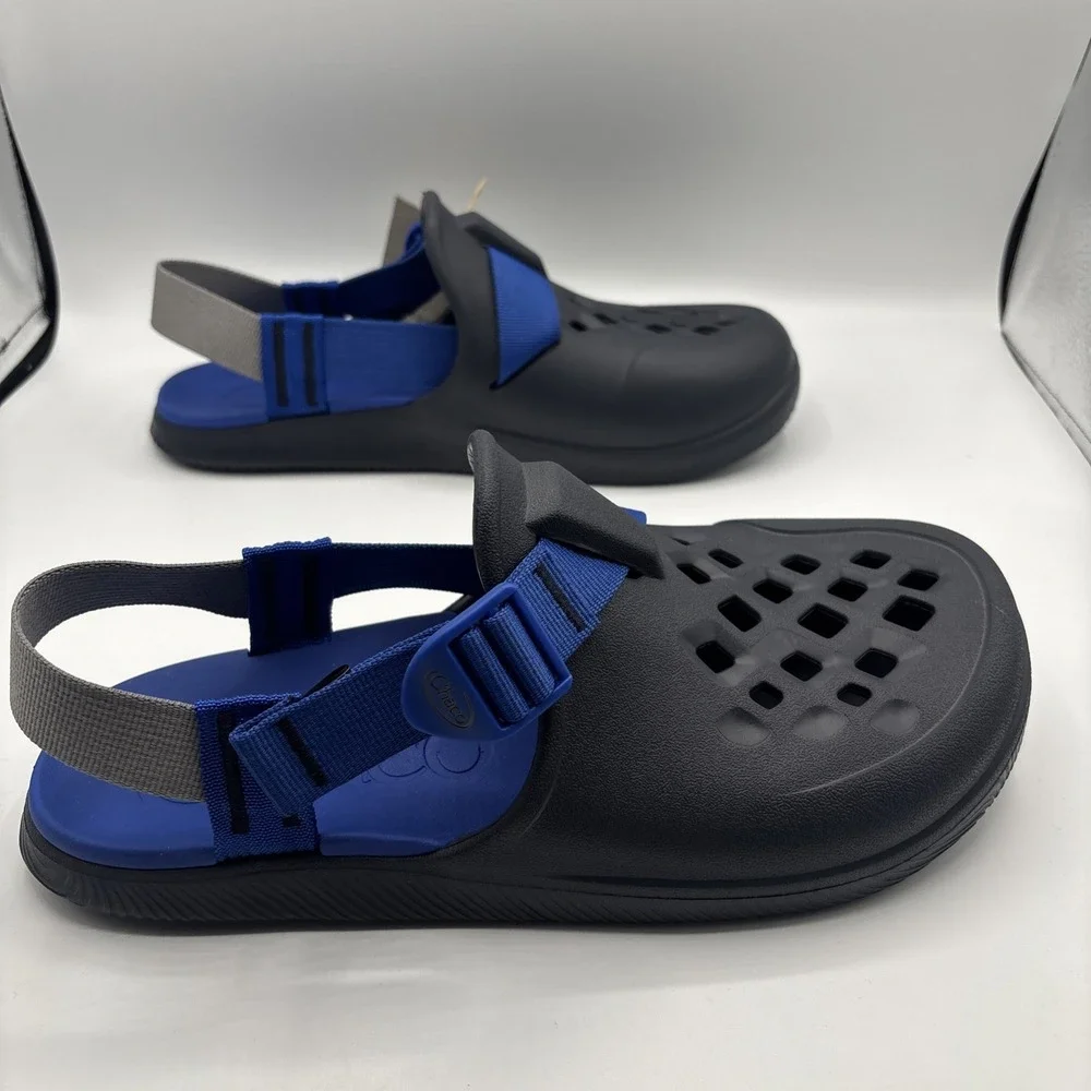 Chaco Chillos Clogs‎ Navy Men's Size 9 Slip-On Comfort Foam Sandals New